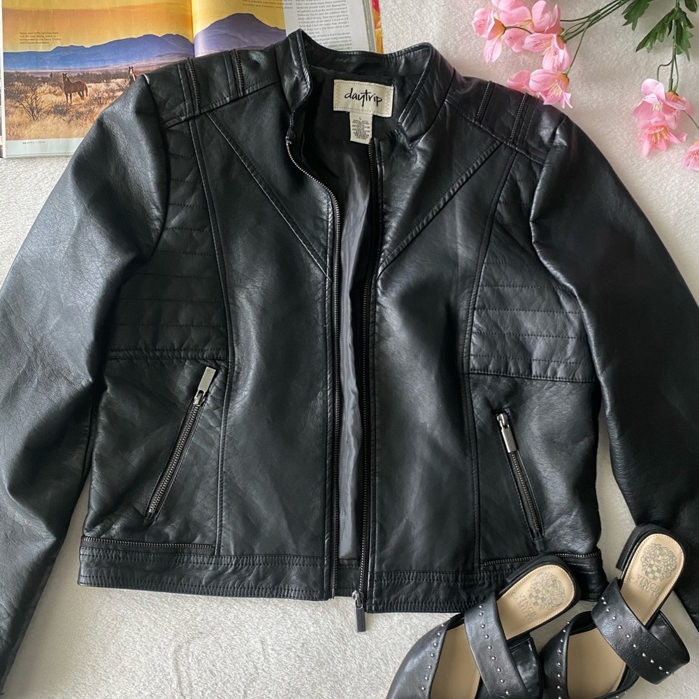 DayTrip Faux Leather Jacket